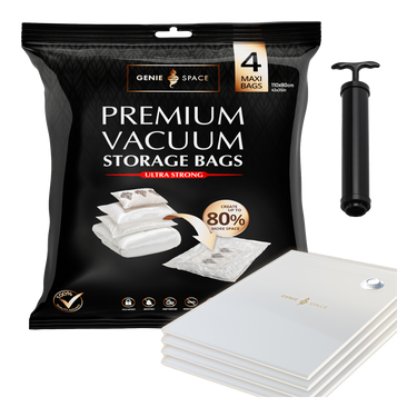 Premium Maxi Bags - 4 Pack (inc Pump)