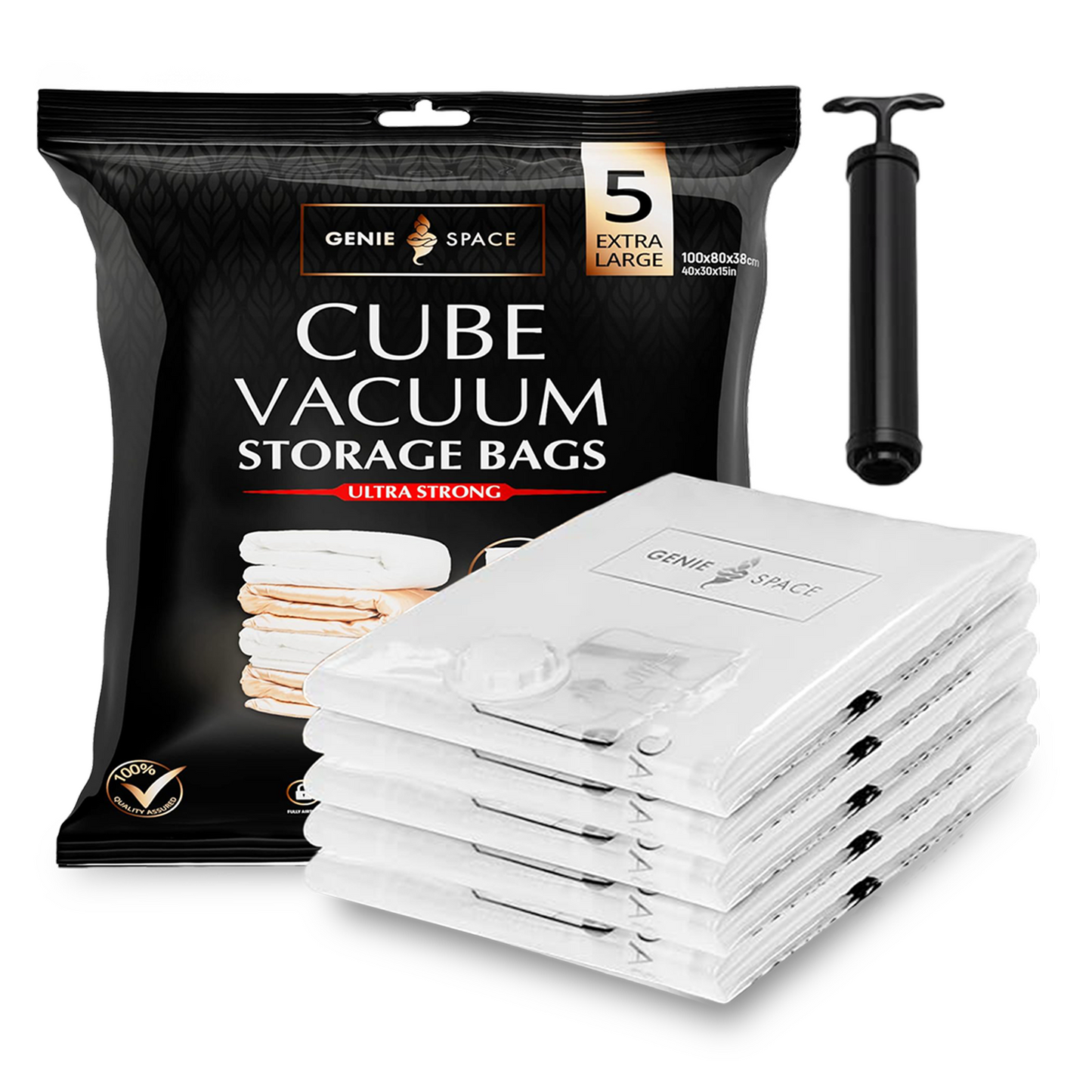 Cube Extra Large Bags - 5 Pack (inc pump)