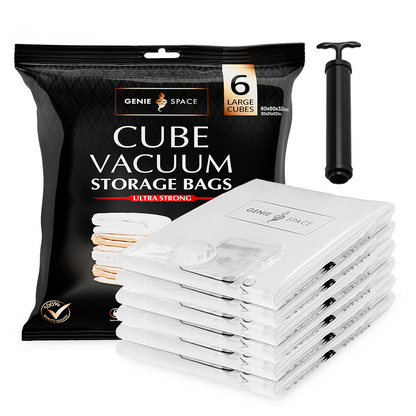 Cube Large Bags - 6 Pack (inc Pump)