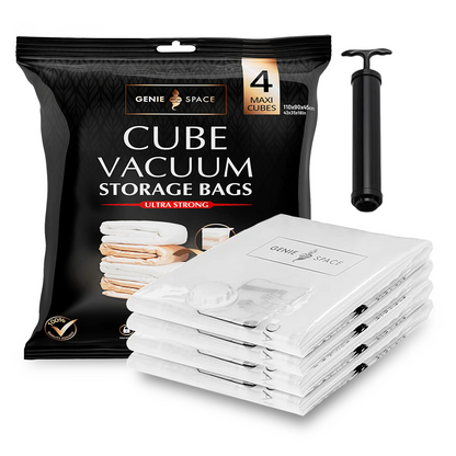 Cube Maxi Bags - 4 Pack (inc Pump)