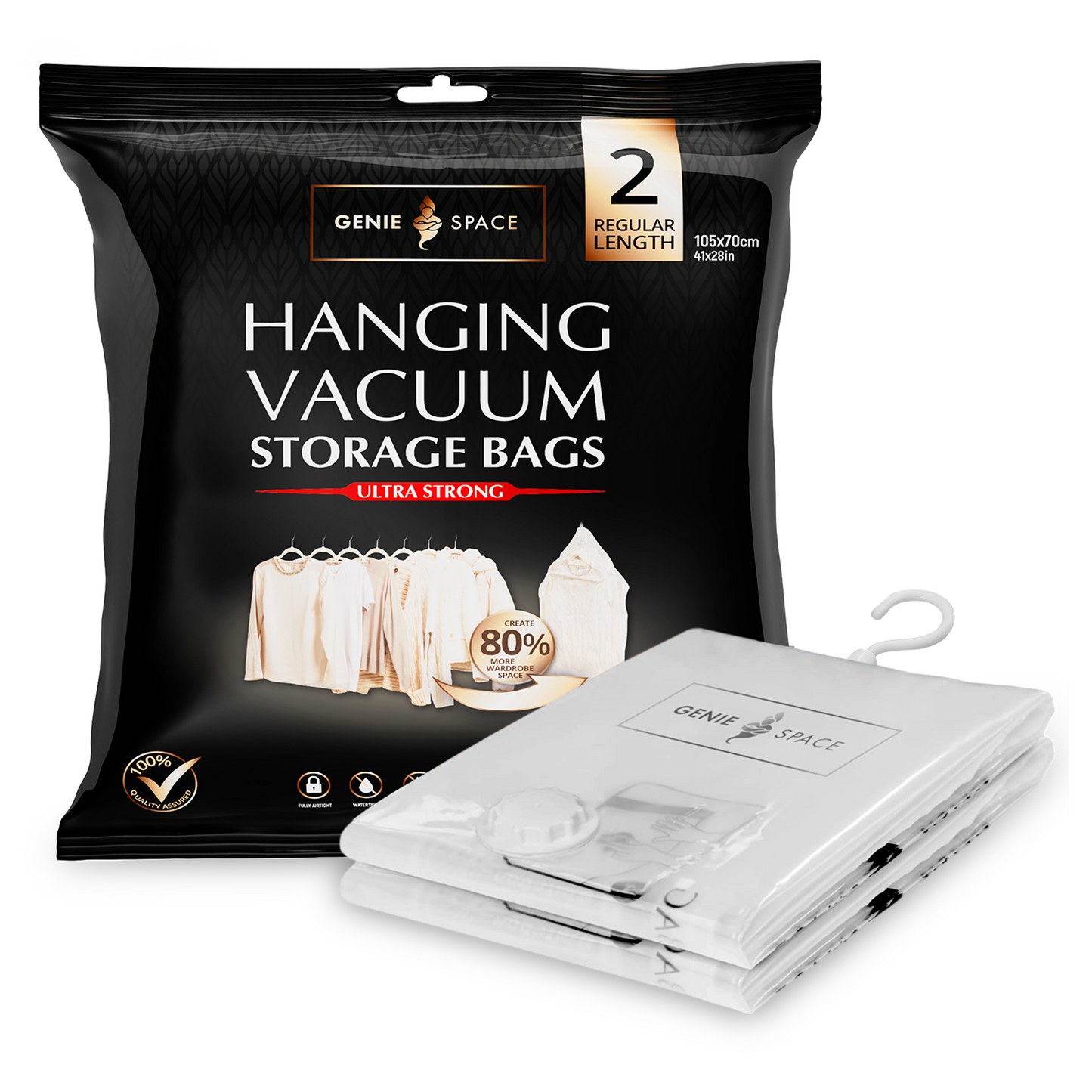 Hanging Regular Bags - 2 Pack