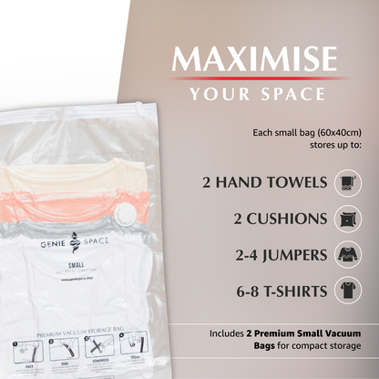 Premium Small Bags - 2 Pack