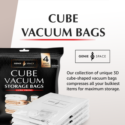 Cube Maxi Bags - 4 Pack (inc Pump)
