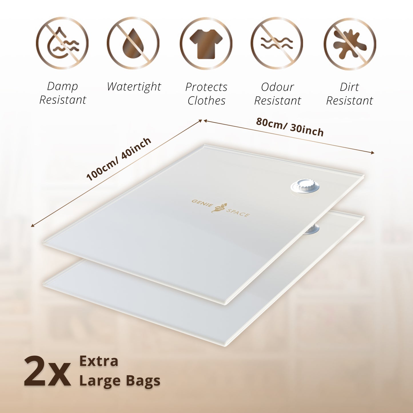 Premium Extra Large Bags - 2 Pack