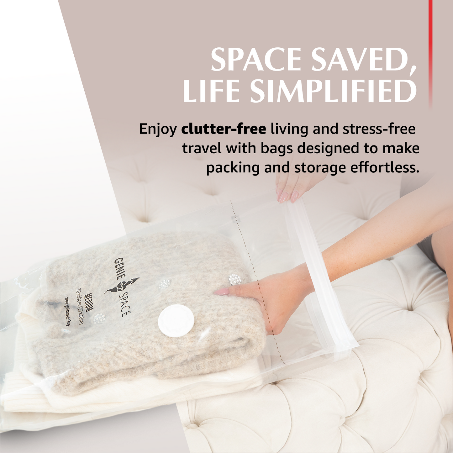 Premium Extra Large Bags - 5 Pack (inc Pump)