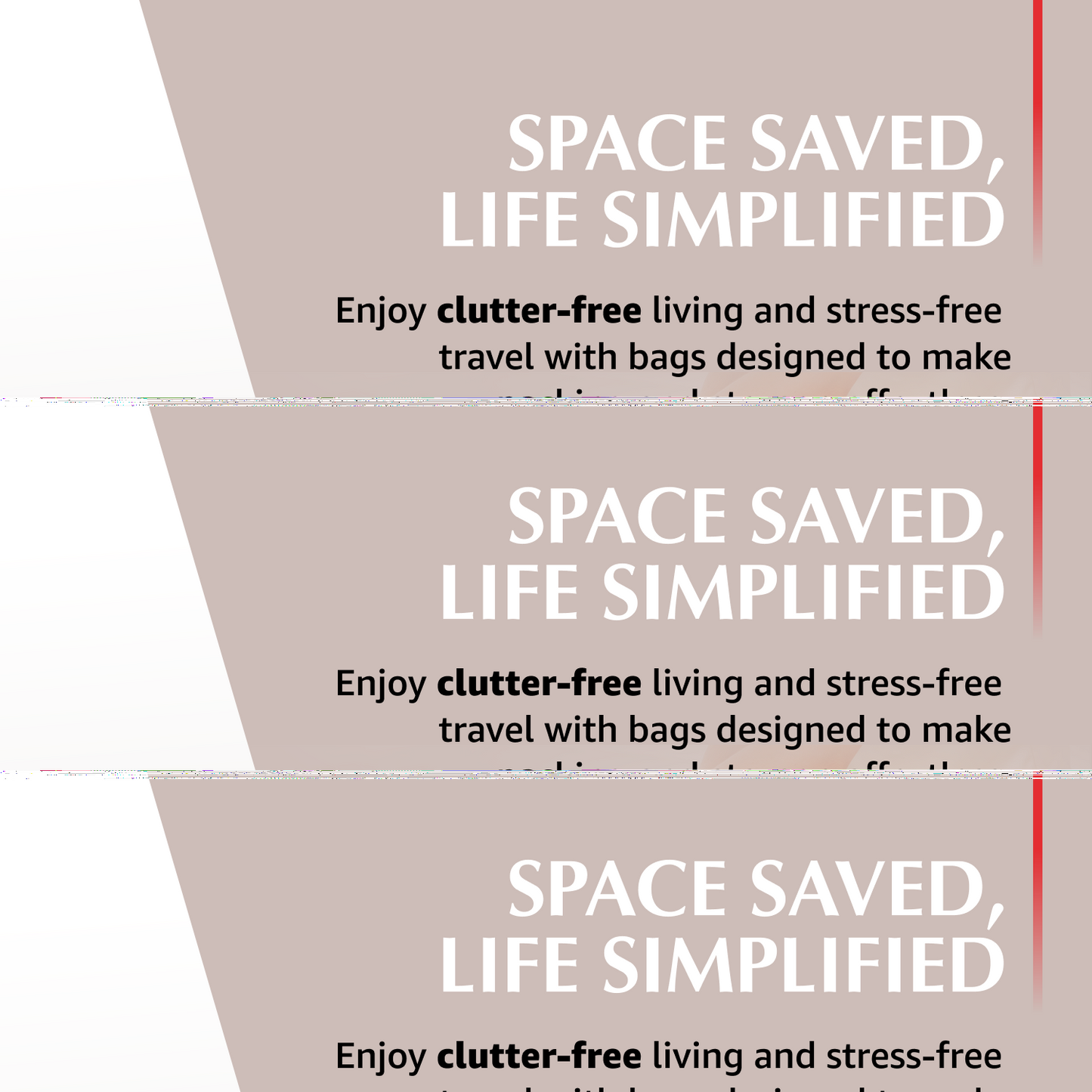 Cube Maxi Bags - 4 Pack (inc Pump)