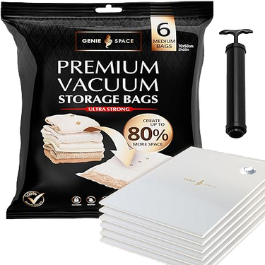 Premium Medium Bags - 6 Pack (inc Pump)