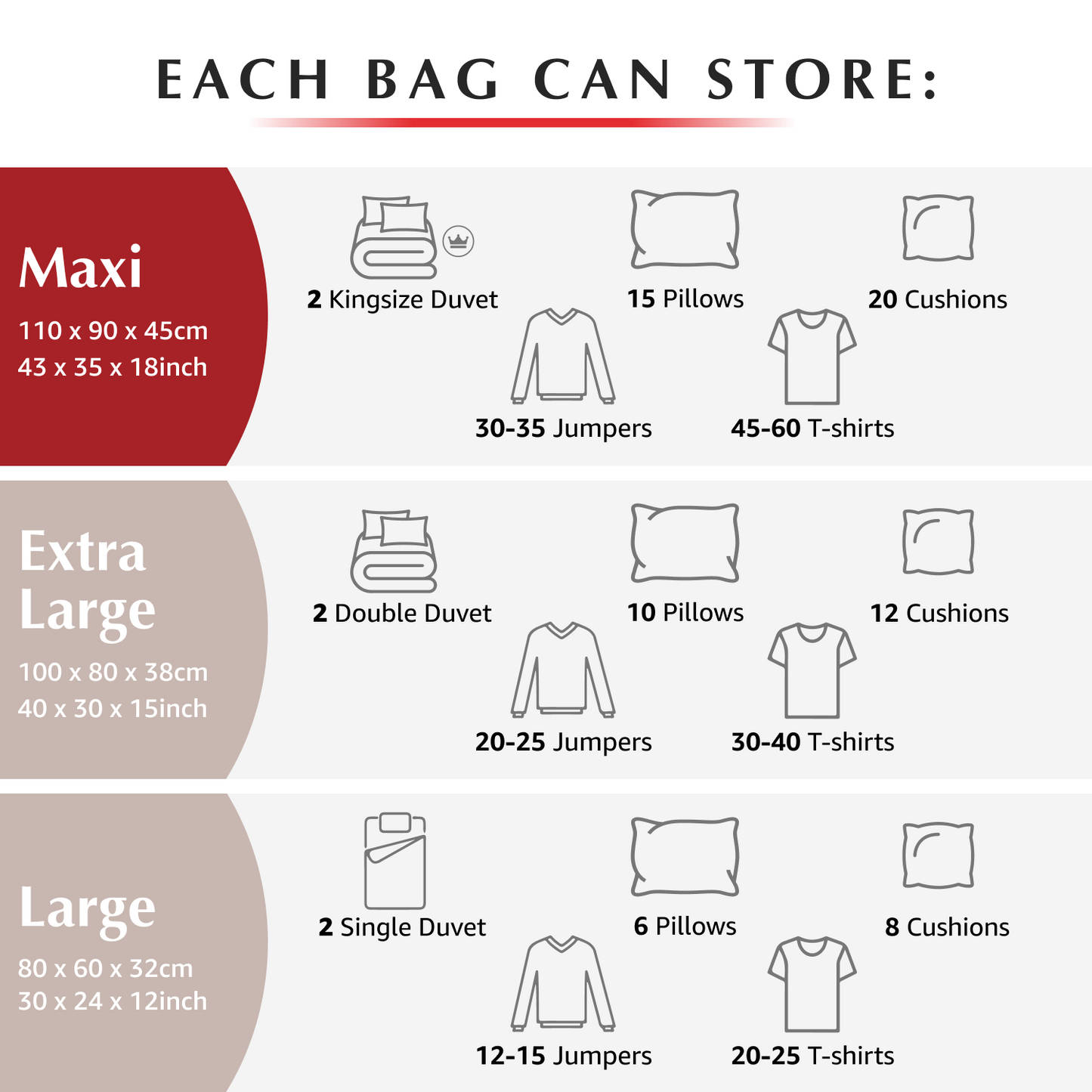 Cube Maxi Bags - 2 Pack