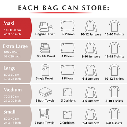 Premium Maxi Bags - 2 Pack