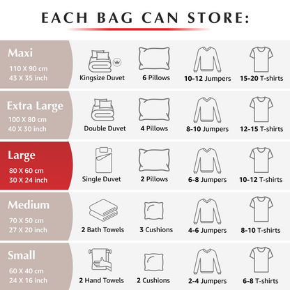 Premium Large Bags - 2 Pack