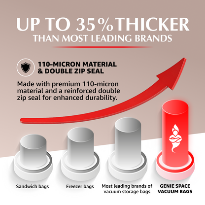 Premium Large Bags - 6 Pack (inc Pump)