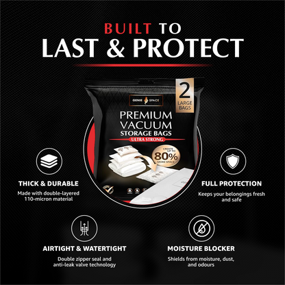 Premium Large Bags - 2 Pack