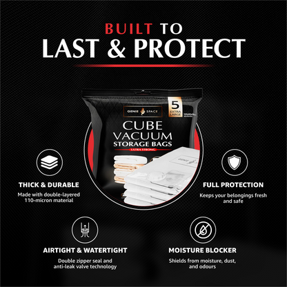 Cube Extra Large Bags - 5 Pack (inc pump)