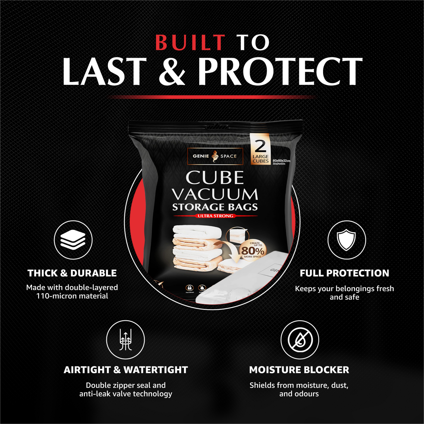 Cube Large Bags - 2 Pack