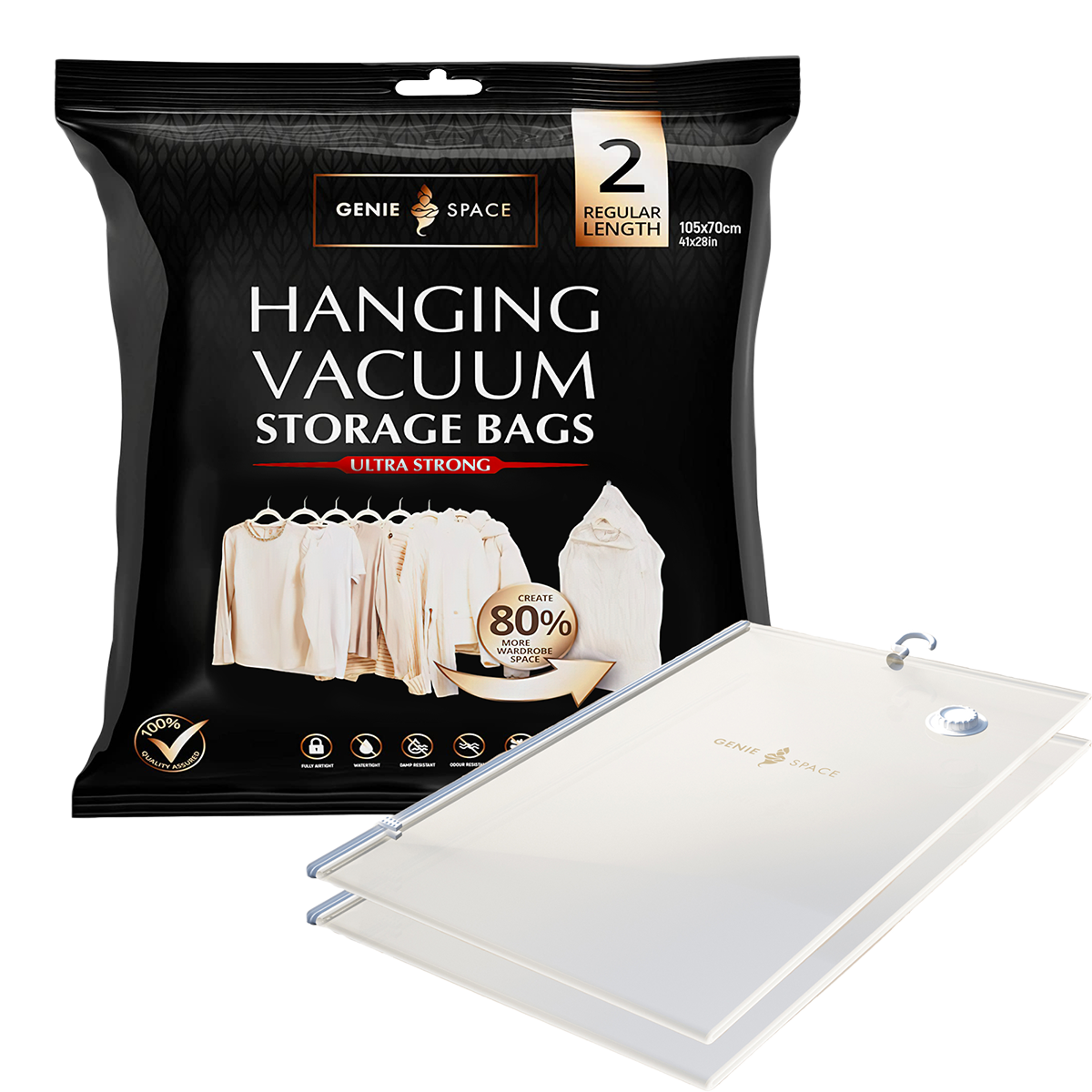 Hanging Regular Bags - 2 Pack