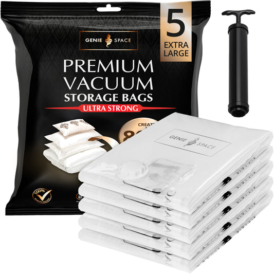 Premium Extra Large Bags - 5 Pack (inc Pump)