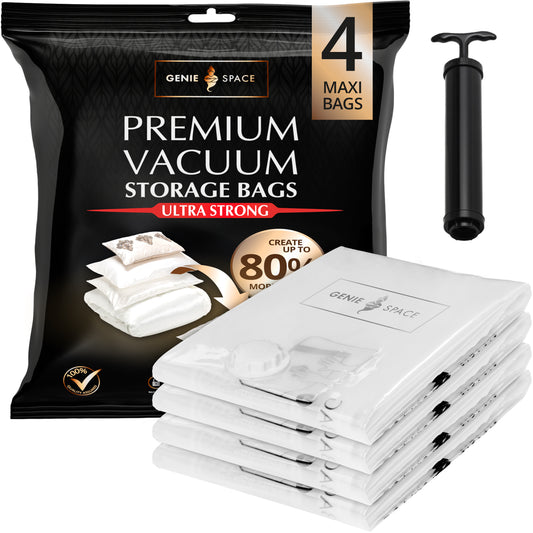 Premium Maxi Bags - 4 Pack (inc Pump)